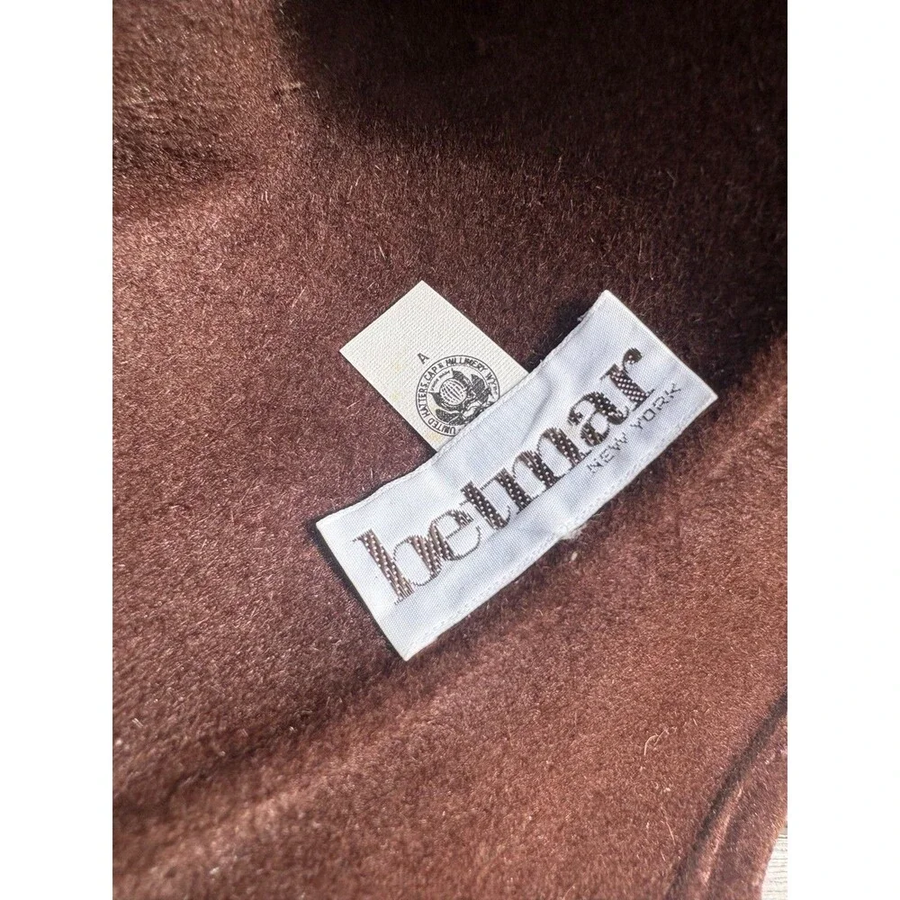 70s Vintage Brown Wool Felt Fedora with Feather *Damaged, Project Hat, Costume*